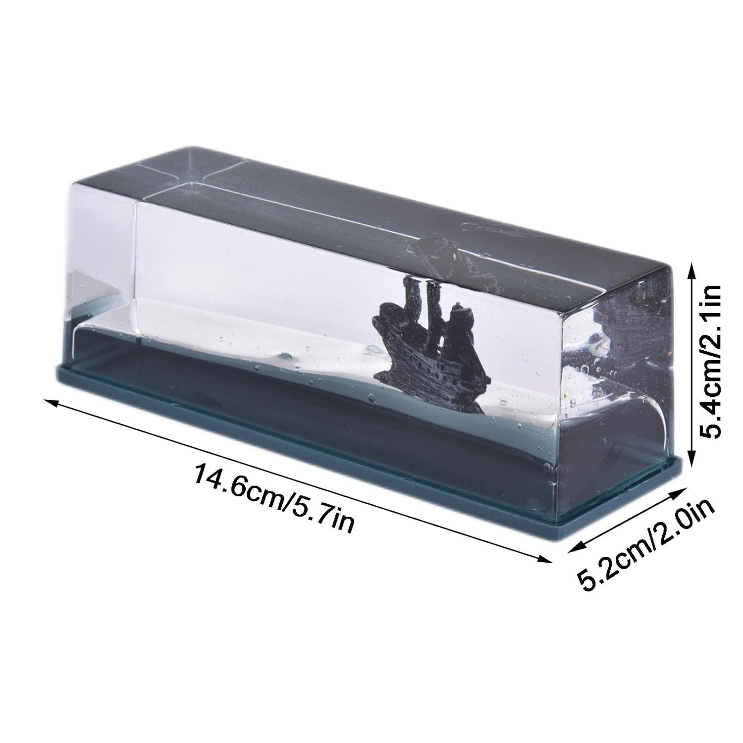 Mascoto® Modèle de bateau pirate en bouteille fluide