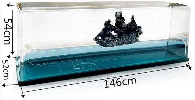 Mascoto® Modèle de bateau pirate en bouteille fluide