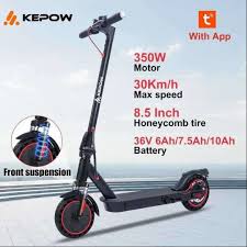 TROTTINETTE ÉLECTRIQUE KEPOW E9PRO06S PLIABLE 350W - NOIR