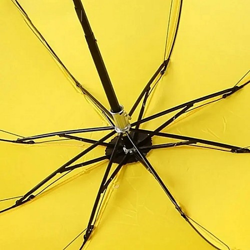 Fashion Mini Banana Umbrella Creative Fruit Parasol Rainy Folding