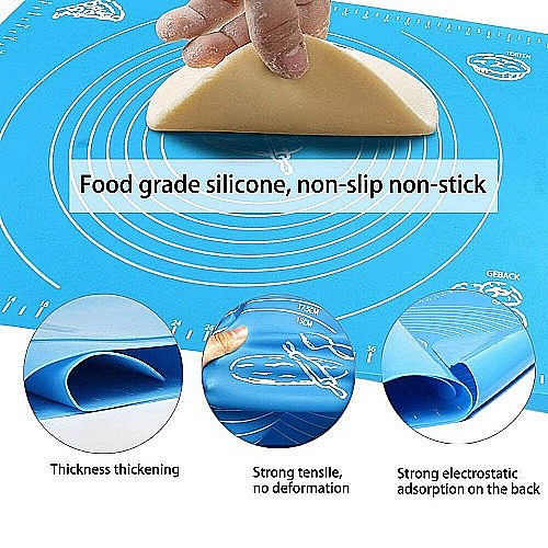 Tapis à Pâtisserie Épaisse en Silicone