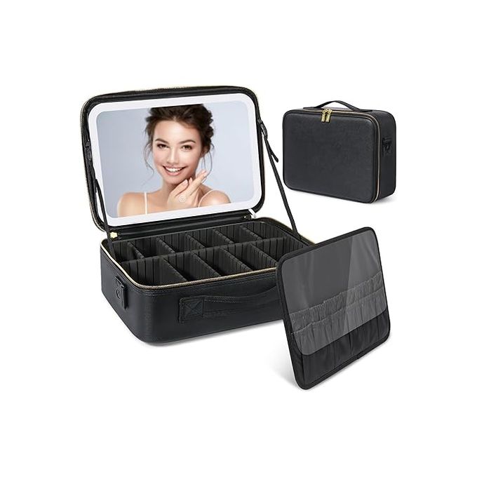 Trousse De Maquillage De Voyage, Trousse De Toilette Pour Femme Trousse De Maquillage Pliable Rose Trousse De Toilette De Voyage Pour Femme Tr 98187834