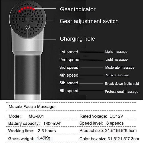 Fascial Gun - Muscle Massage