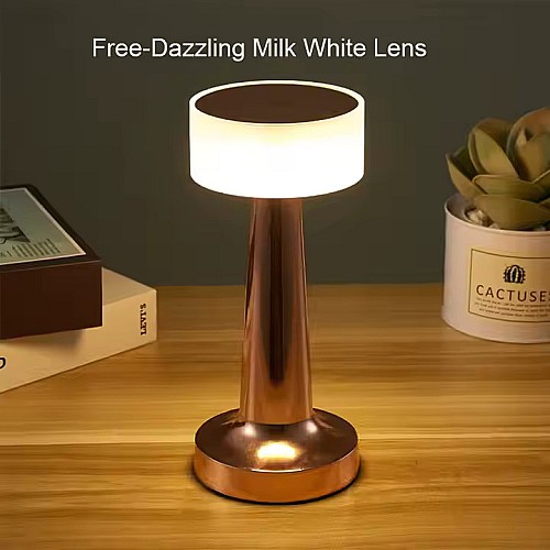 TOUCH LAMP USB CHARGING - All white