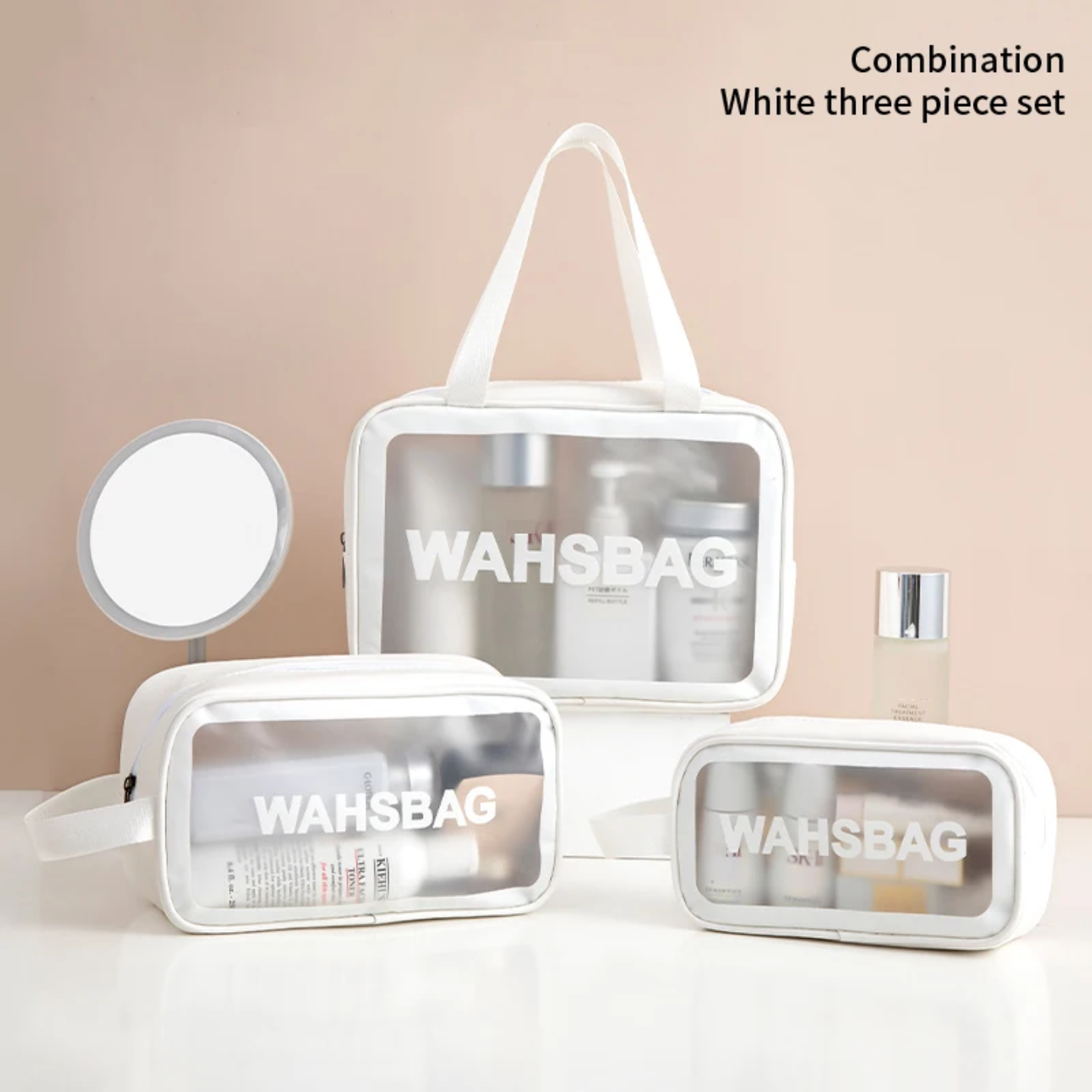 Ensemble de 3 Sacs à Cosmétiques