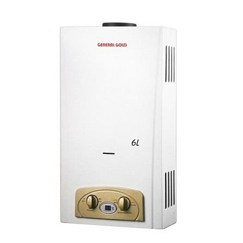 CHAUFFE BAIN AUXSTAR 6L GAZ BOUTEILLE - BLANC