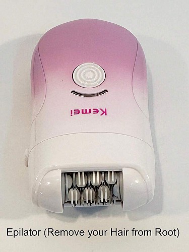 Kemei Km-908b Blackbird Women's Electric Shaver and callus remover
