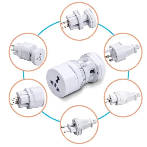 SH0116- Adaptateur de voyage détachable universel EU USA UK AUS