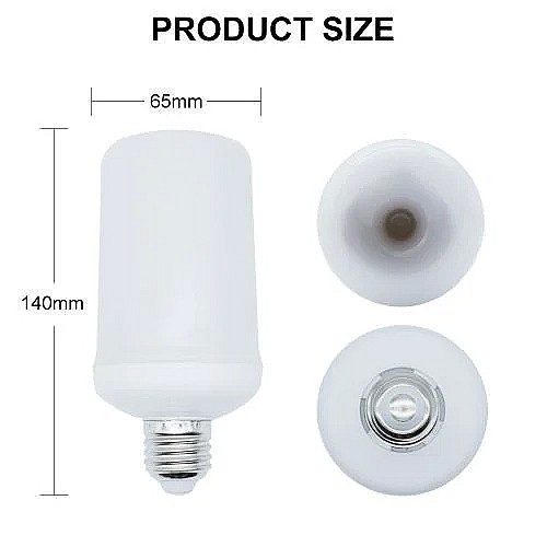 Ampoule LED effet flamme – 9w – E27