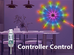 Bande lumineuse LED RGB avec contrôle de la musique