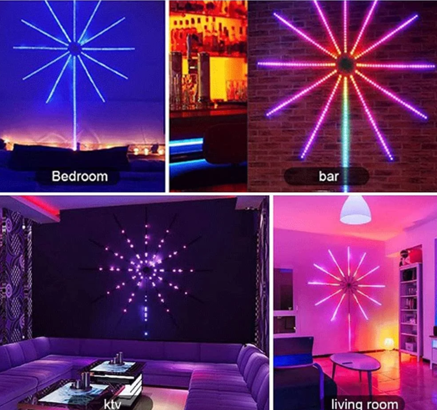 Bande lumineuse LED RGB avec contrôle de la musique