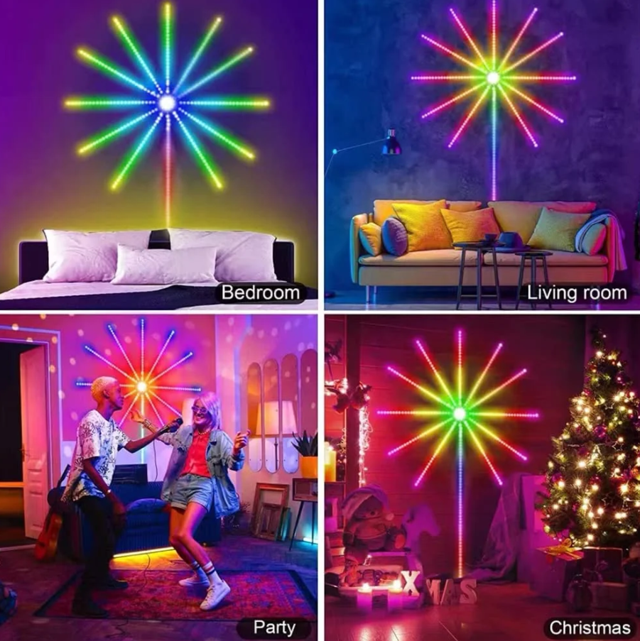 Bande lumineuse LED RGB avec contrôle de la musique