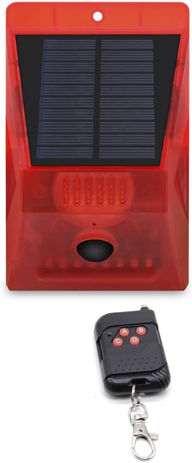 Alarme Solaire extérieure avec détecteur de Mouvement