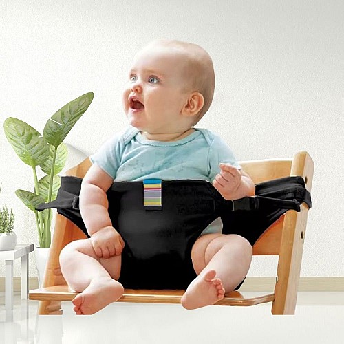 Ceinture de chaise bébé portable Sécurité repas partout