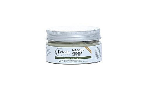 Debada Masque argile Verte peau mixte à grasse