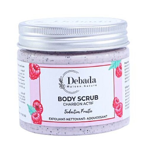 Debada Body scrub charbon actif séduction fruitée