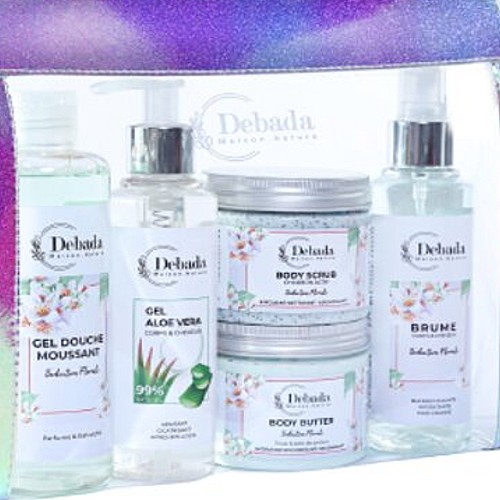 Debada Trousse soins corps séduction florale - 5 pièces