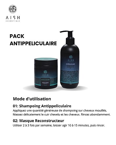 Pack Antipelliculaire – Shampoing & Masque Purifiant
