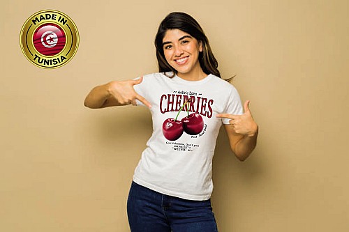 TSHIRT BALNC CHERRIES