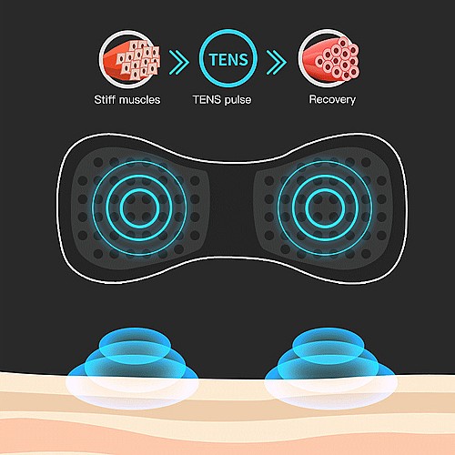Mini masseur électrique portable EMS, Remote Contrôle