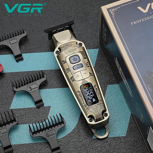 Tondeuse Cheveux Professionnelle Rechargeable avec Vitesses Turbo Réglables