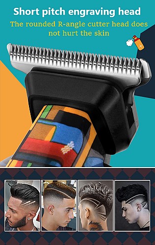 Tondeuse à cheveux professionnelle Rechargeable – sans fil -Kemei Max