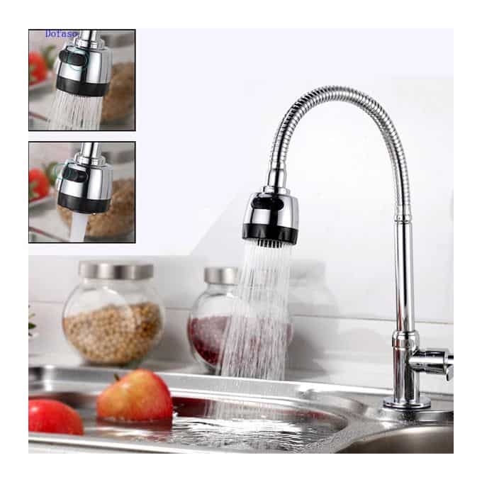 Douchette Flexible 360° Pour Robinet De Cuisine - Gris