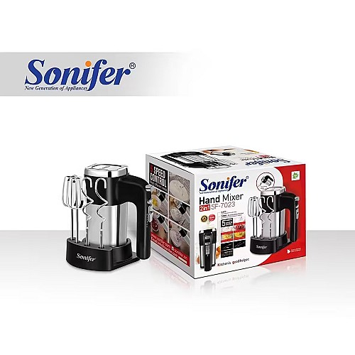 Batteur à Main Sonifer SF-7023 – 500W, 5 Vitesses