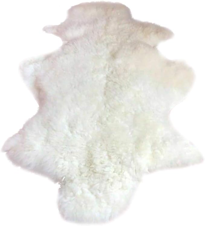 Tapis en Peau de Mouton Naturelle Moelleuse