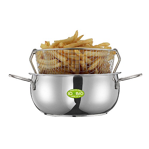 INOXRIV - Friteuse Friggi  20 cm avec couvercle