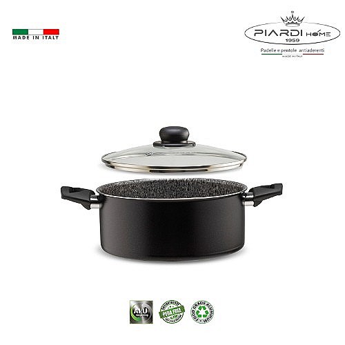 Piardi - Faitout 20 cm avec couvercle en verre