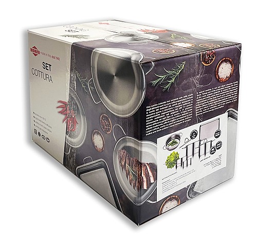 INOXRIV - MILANO Batterie 8 pcs
