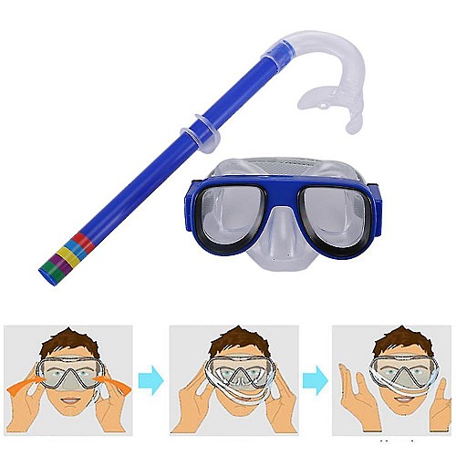 Professional Scuba Diving Mask Silicone Mask Snorkel Anti-fog Kid Diving