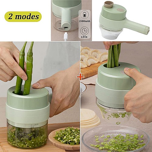 4 in 1 Electric portable Food Chopper
