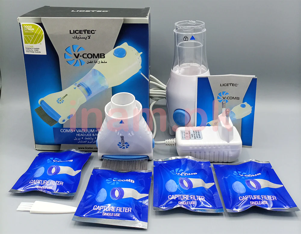 V-COMB LICETEC Vacuum / Eliminate (Head lice & Nits)