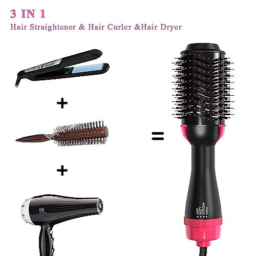 Hair Dryer and Styler - Hot Air Brush - 1000W