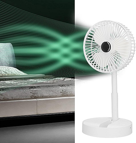 Ventilateur de Bureau USB Portable et Pliable