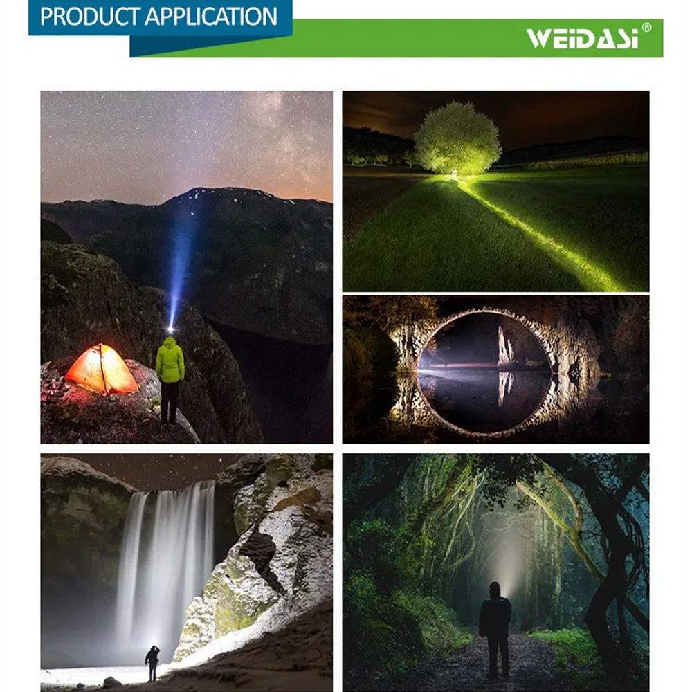 Lampe Torche WEIDASI WD-543A 8 w