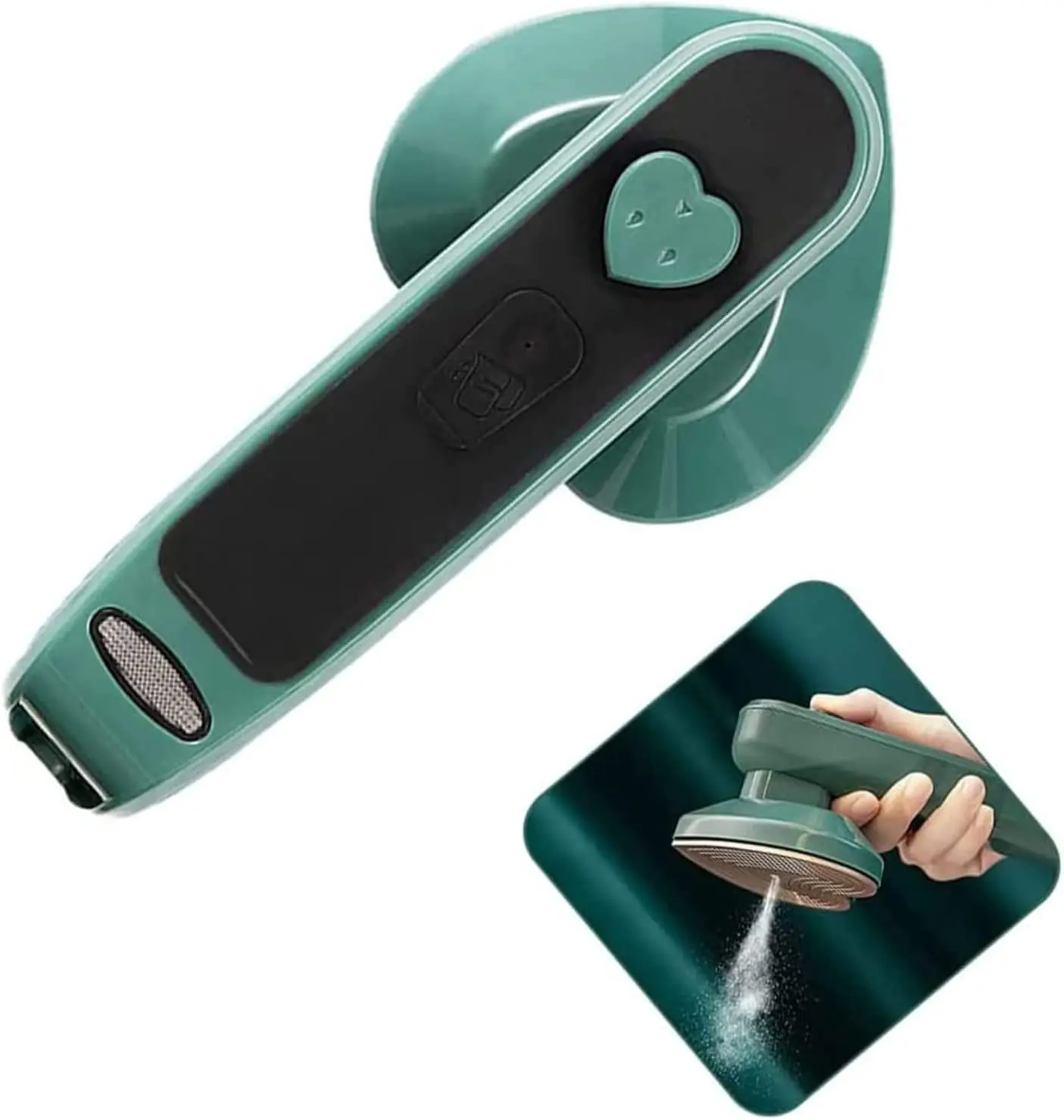 Portable Mini Iron Steamer for Clothes, Handheld Travel Steam