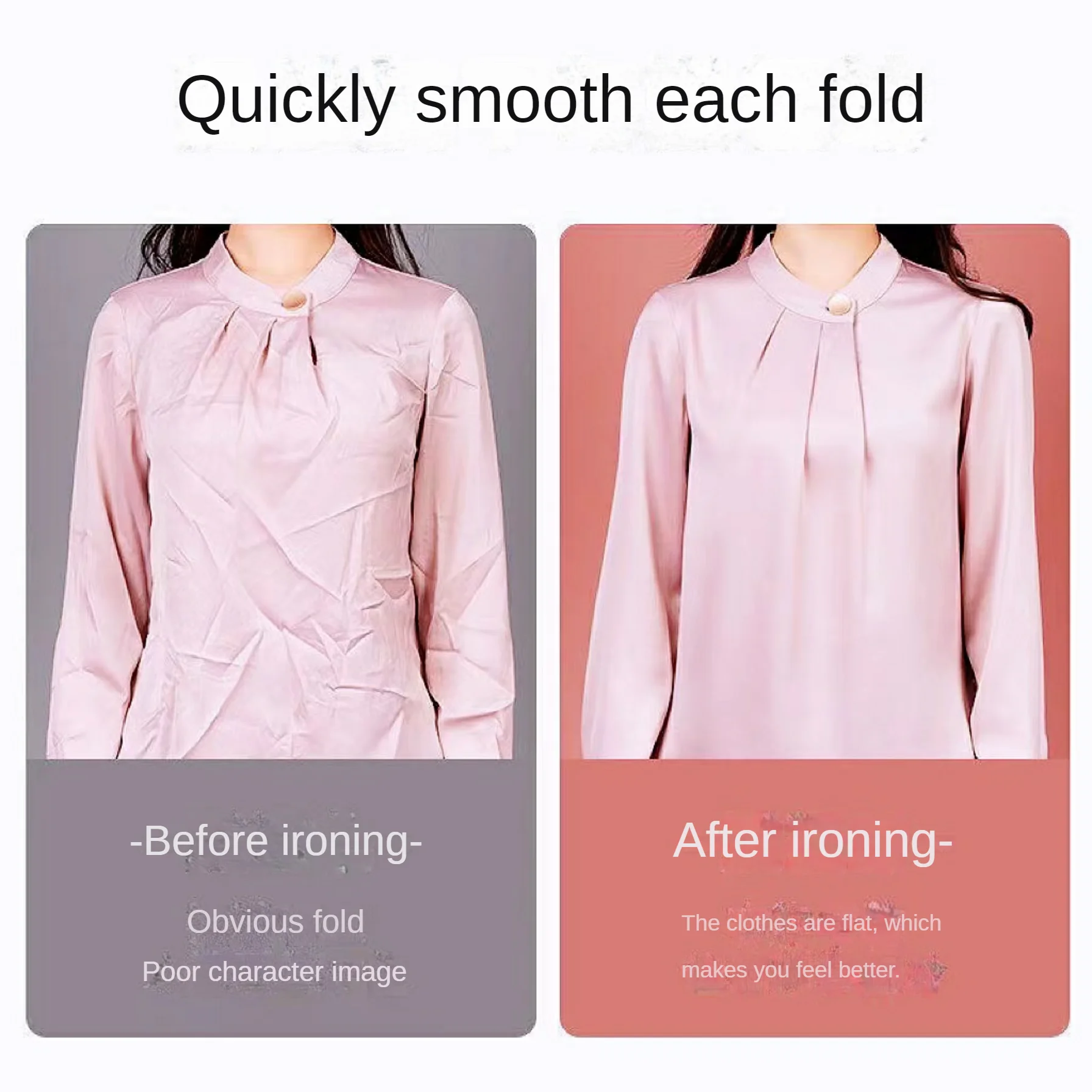 Portable Mini Iron Steamer for Clothes, Handheld Travel Steam