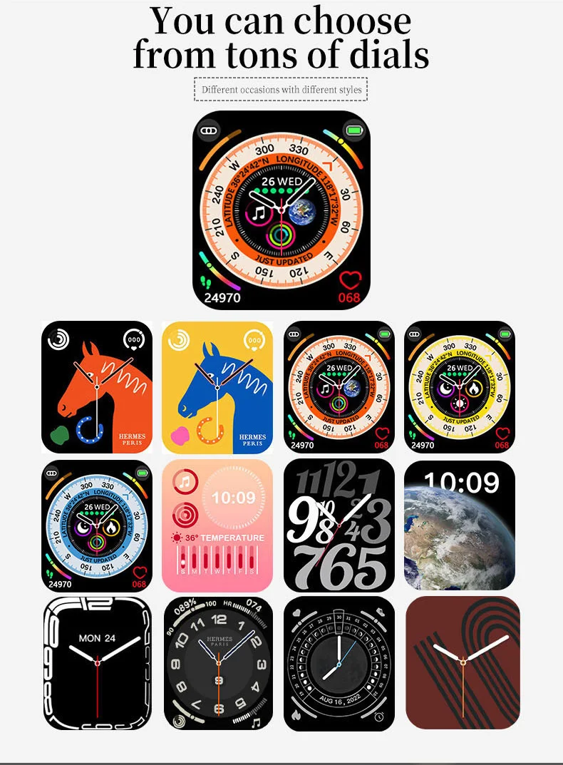 DT2 Sport Version Ultra Smart Watch Multi-Color Style Selection