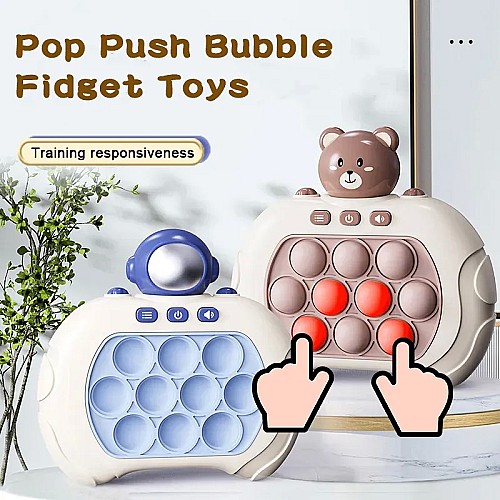 Jeu De Bulles à Poussée Rapide Pour Enfants - Anti-stress