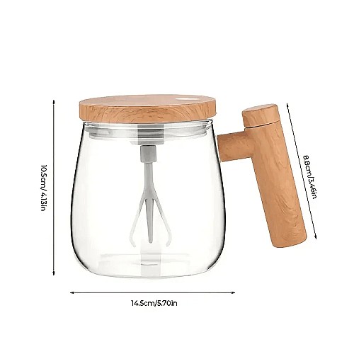 400ML Portable Electric Stirring Coffee Cup Self Stirring Mug
