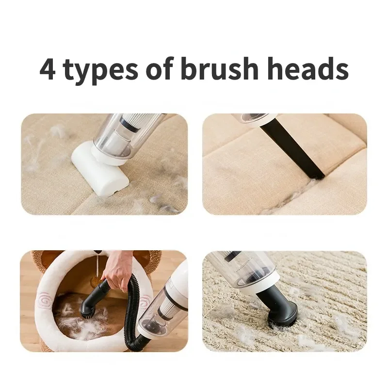 Vacuum Cleaner Handheld Pet Hair Car dust Removal Accessories For Pillows Sofas Carpets