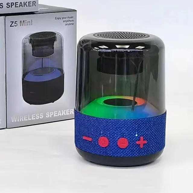 Wireless Bluetooth Speaker, Mini Odoren Steel Glass, Portable, Subwoofer
