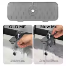 Tapis absorbant pour robinet en Silicone