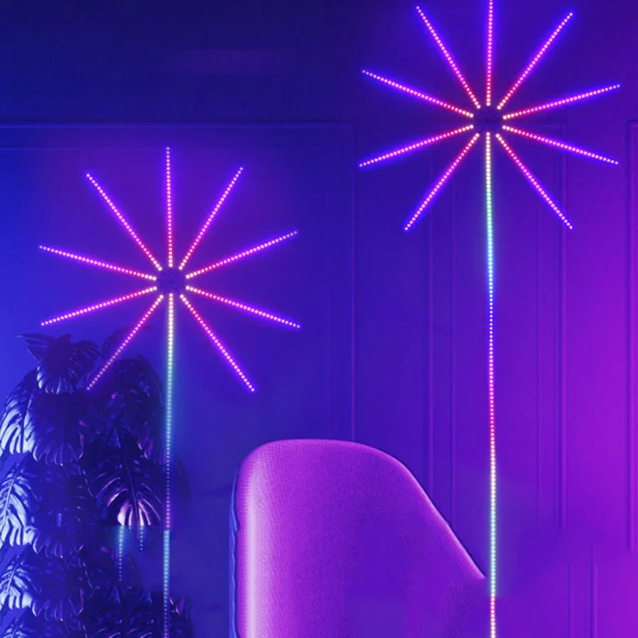 Bluetooth APP Control RGB Firework LED Strip Lights