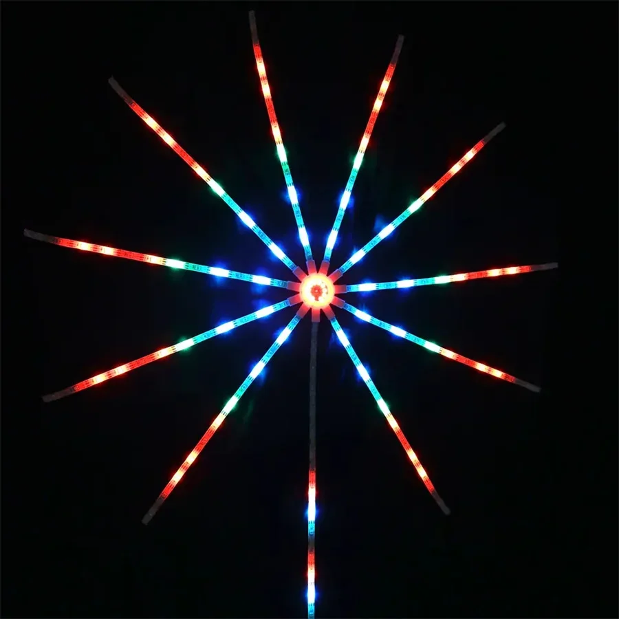 Bluetooth APP Control RGB Firework LED Strip Lights