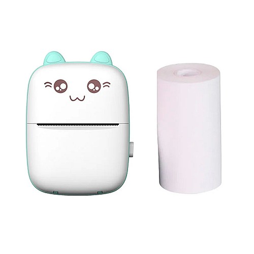 Portable Thermal Printer Bluetooth Mini Cat Pocket Printer
