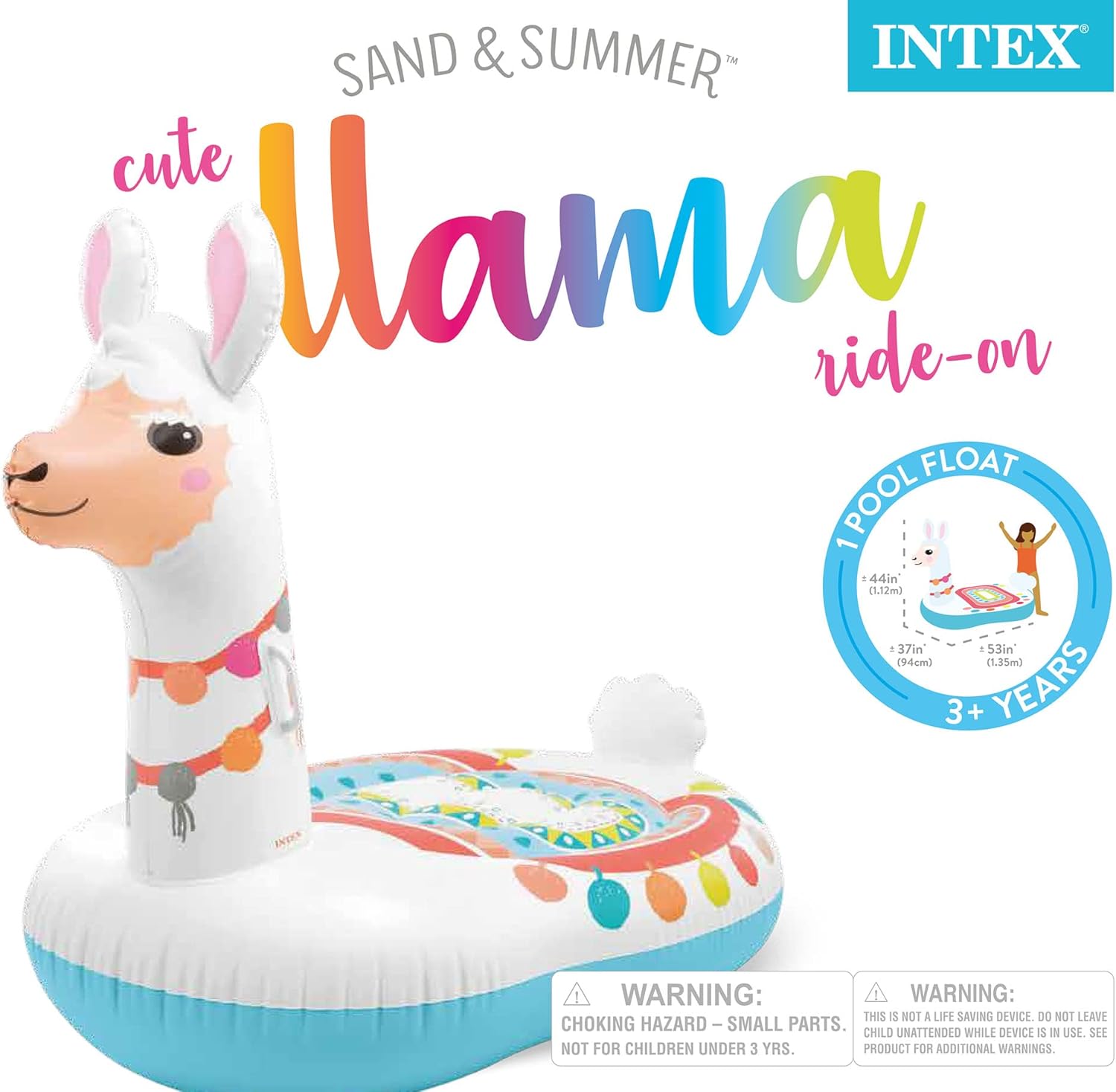 Inflatable ride-on Lama